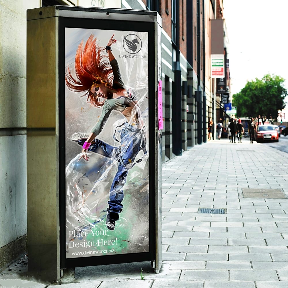 Free Street Billboard Mockup PSD