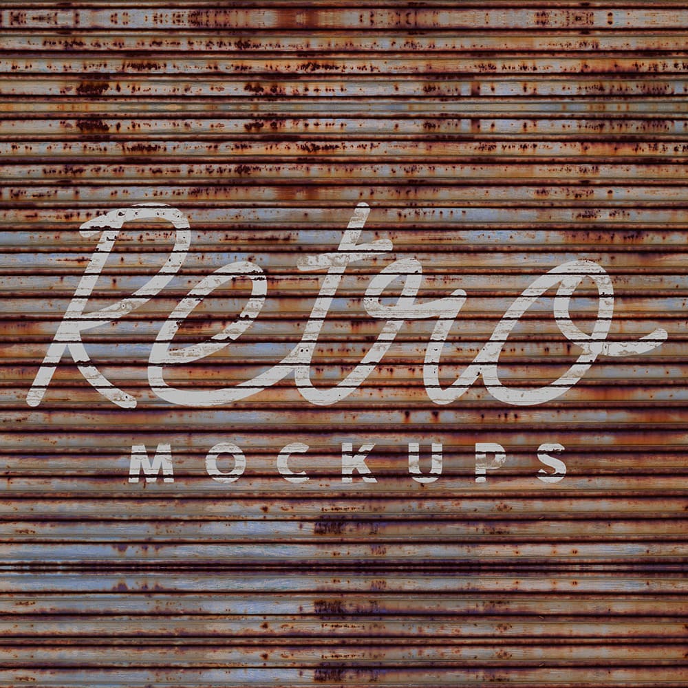 Grunge Wall Retro Mockups