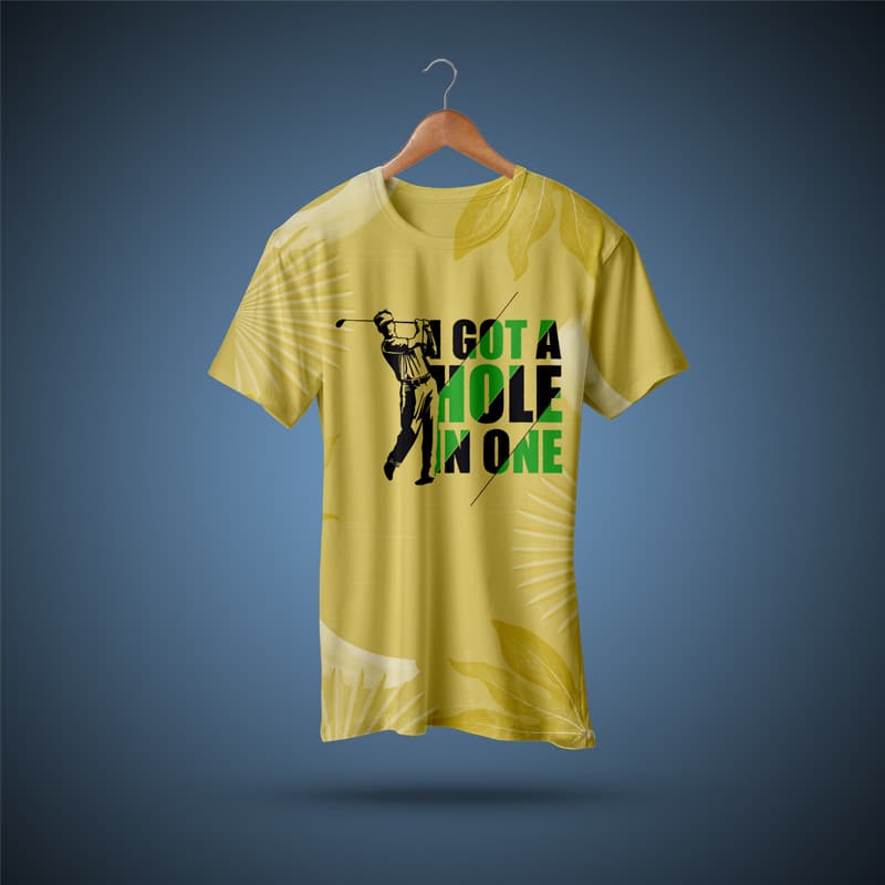 Hanging T-Shirt Mockup