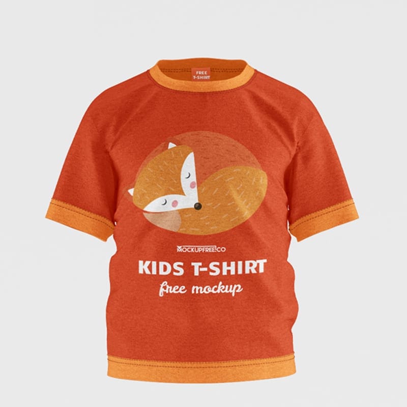Kids T-Shirt Free PSD Mockups