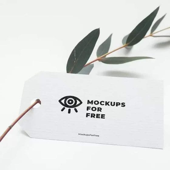 Logo On Label Mockup