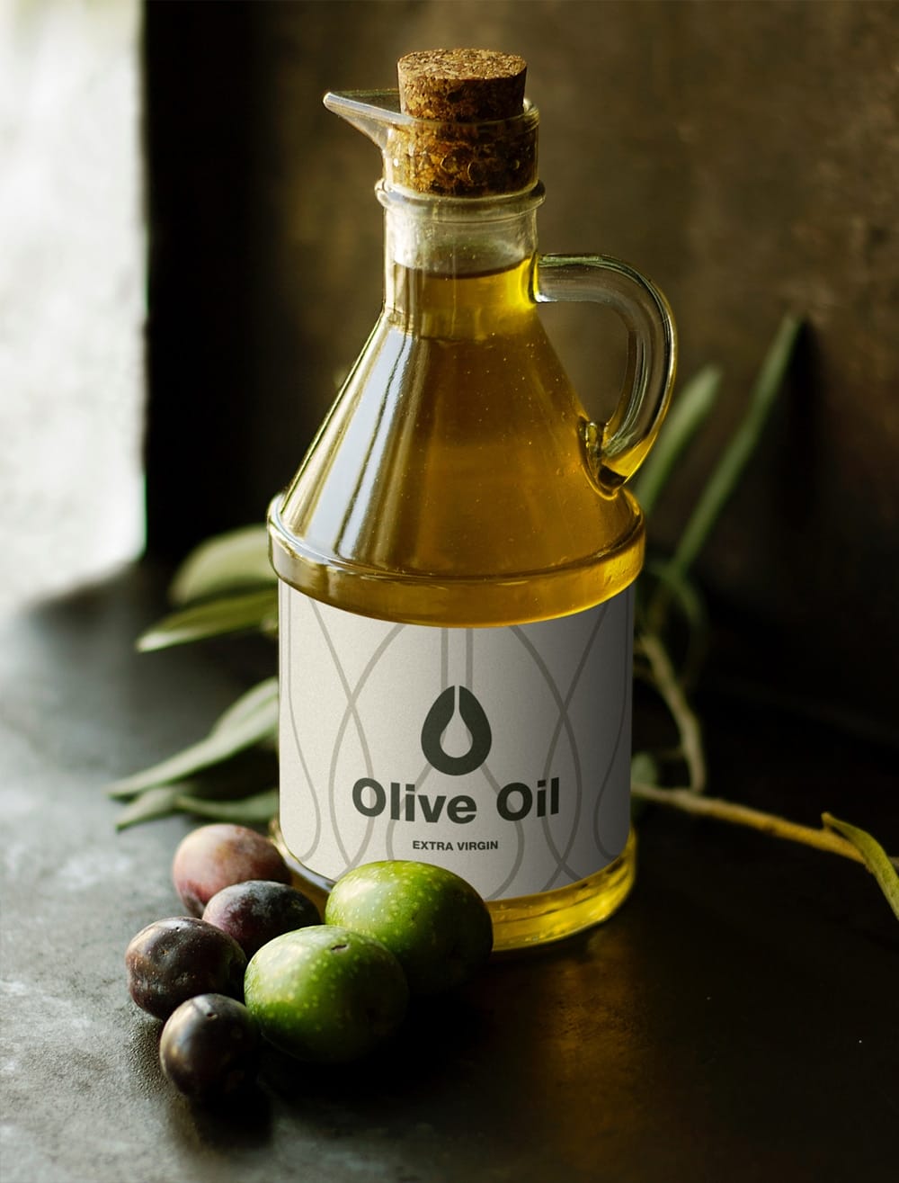Olive Oil Mockup