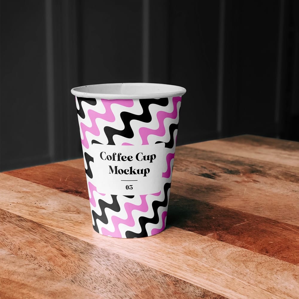 Paper Coffe Cup Mockup
