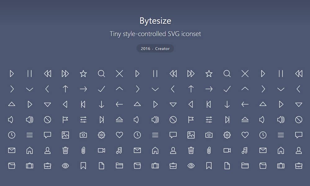 React Bytesize Icons