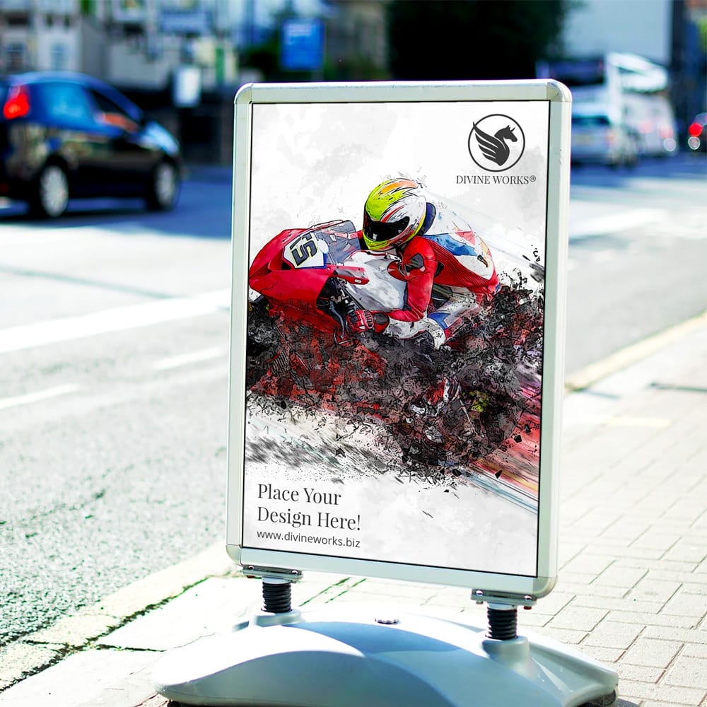 Roadside Advertising Board Mockup