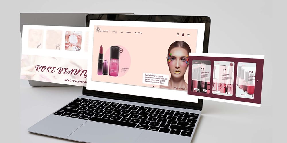 Rose Beauty Web Template