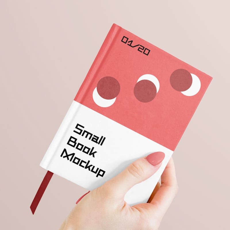 Small Book Mockup