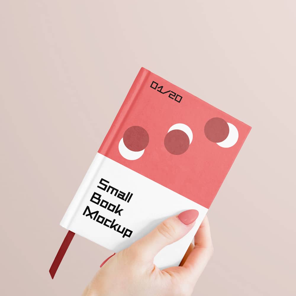 Small Book Mockup