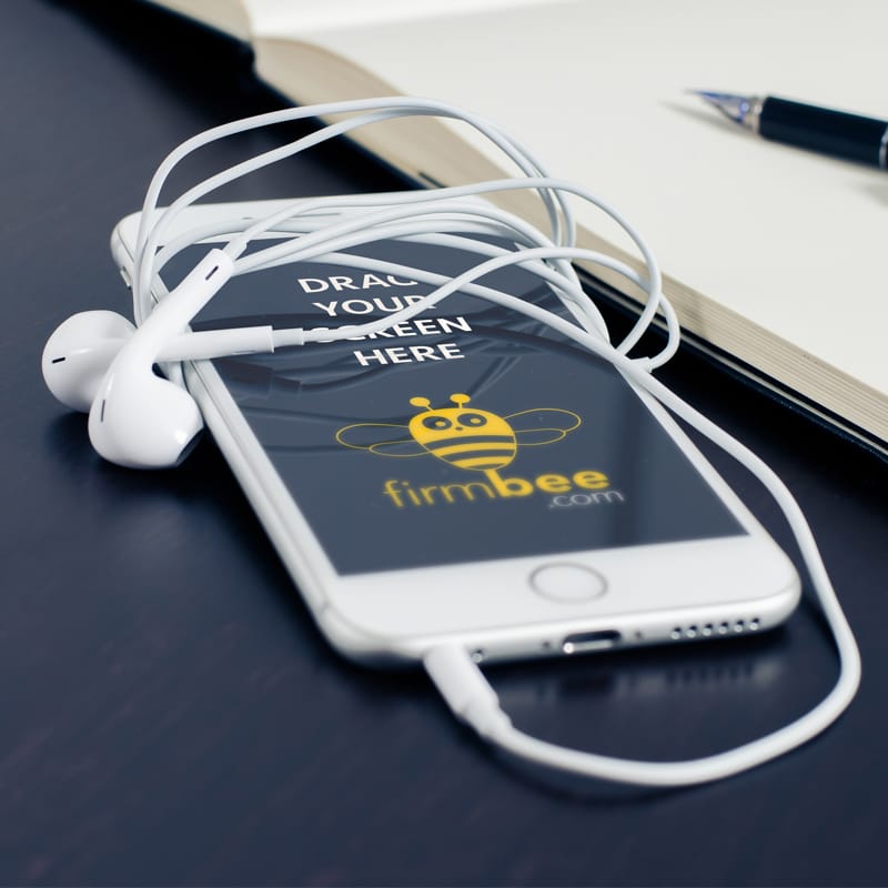 Smartphone & Notebook Stylish PSD Mockup