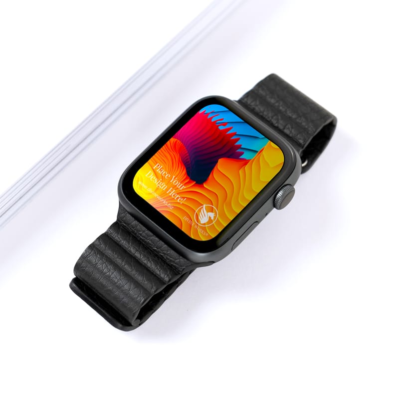Space Gray Apple Watch Mockup