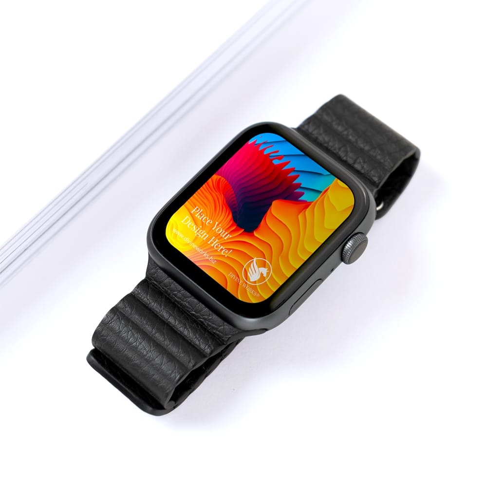Space Gray Apple Watch Mockup