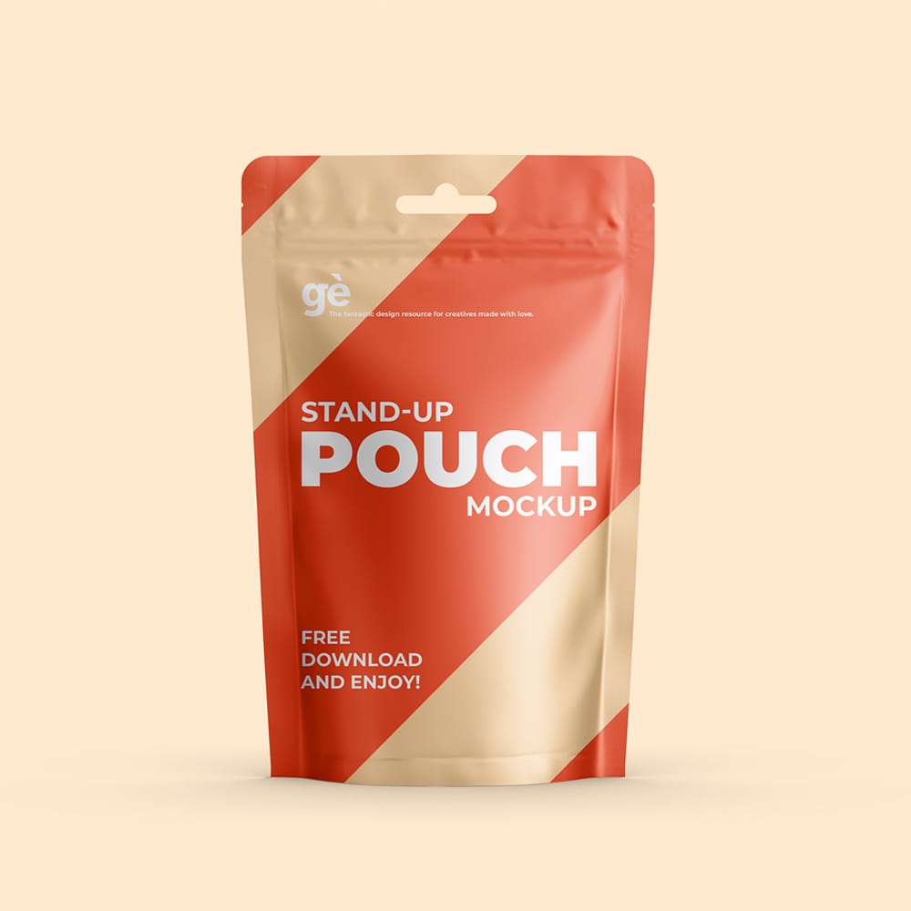 Stand-up Pouch Packaging Mockup