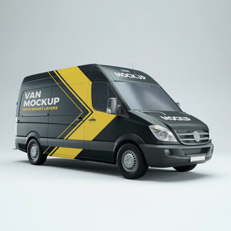 Van PSD Mockup