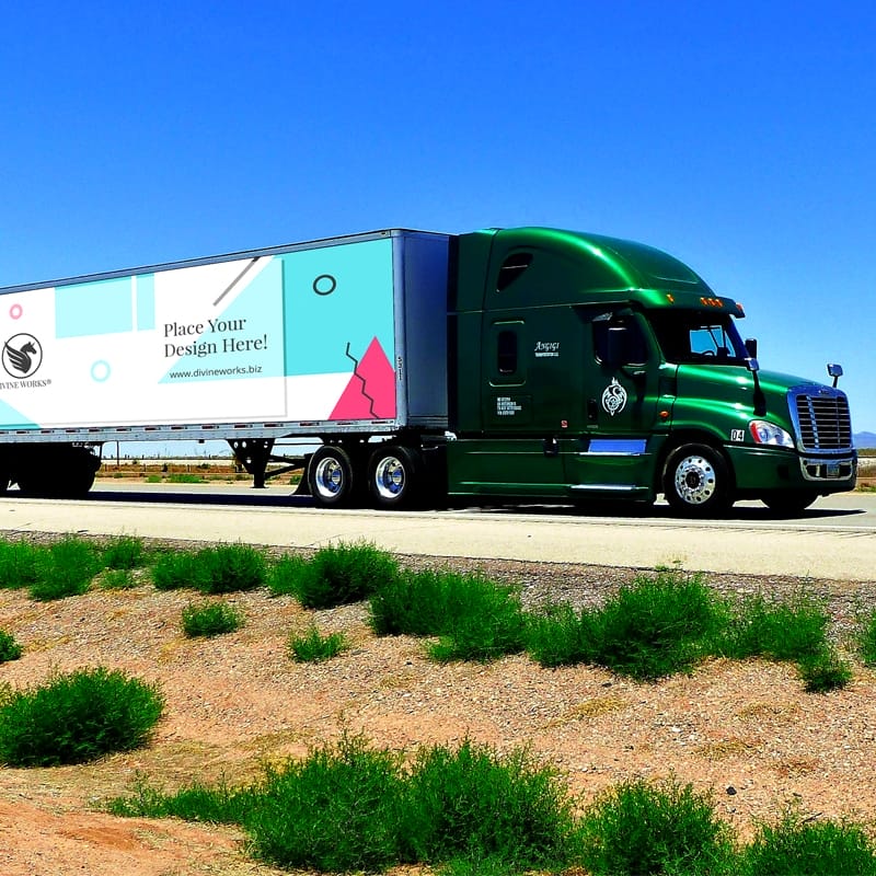 Vehicle Branding PSD Mockup