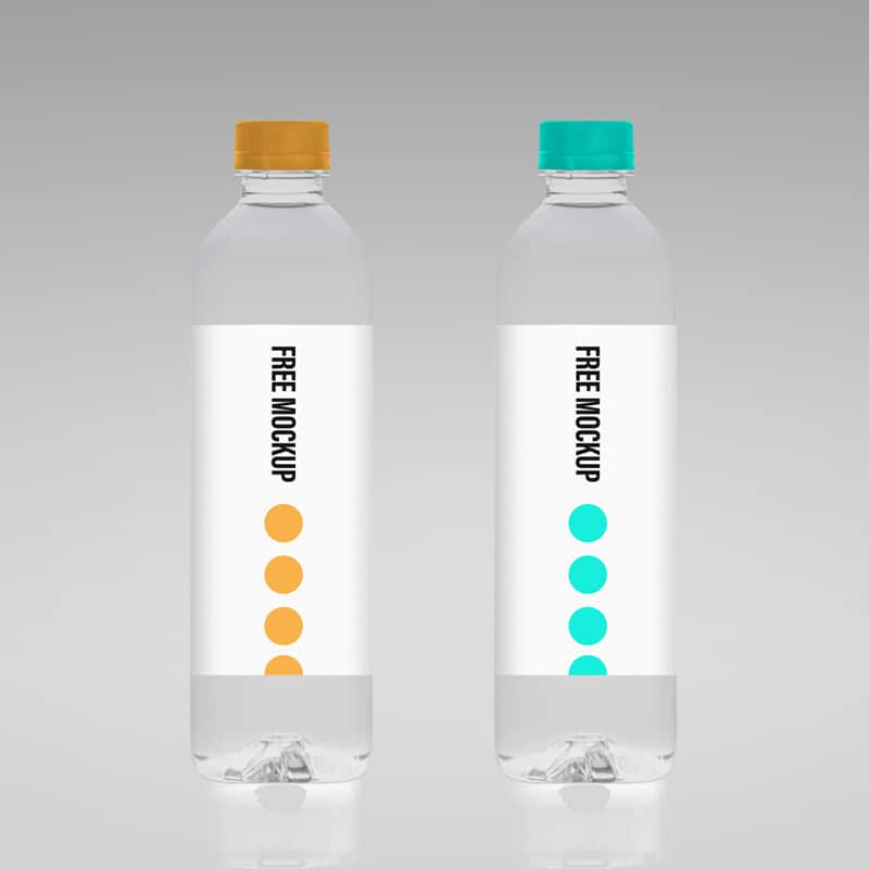 Water Bottle Mockup