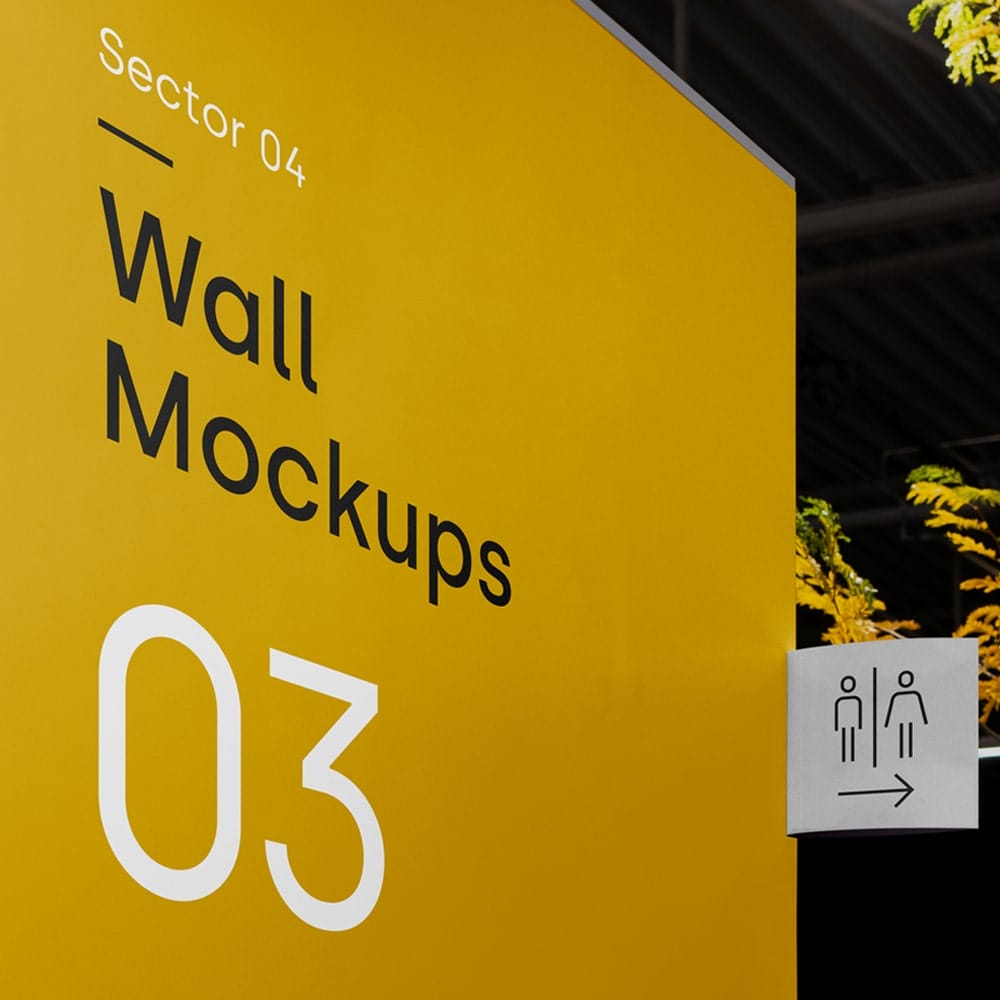 Wayfinding PSD Mockup