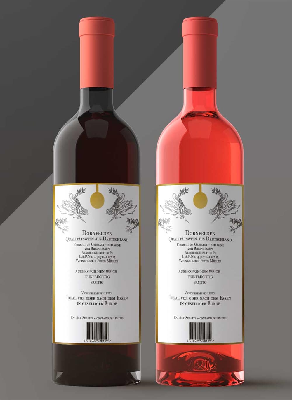Wine Bottle Label Mockups