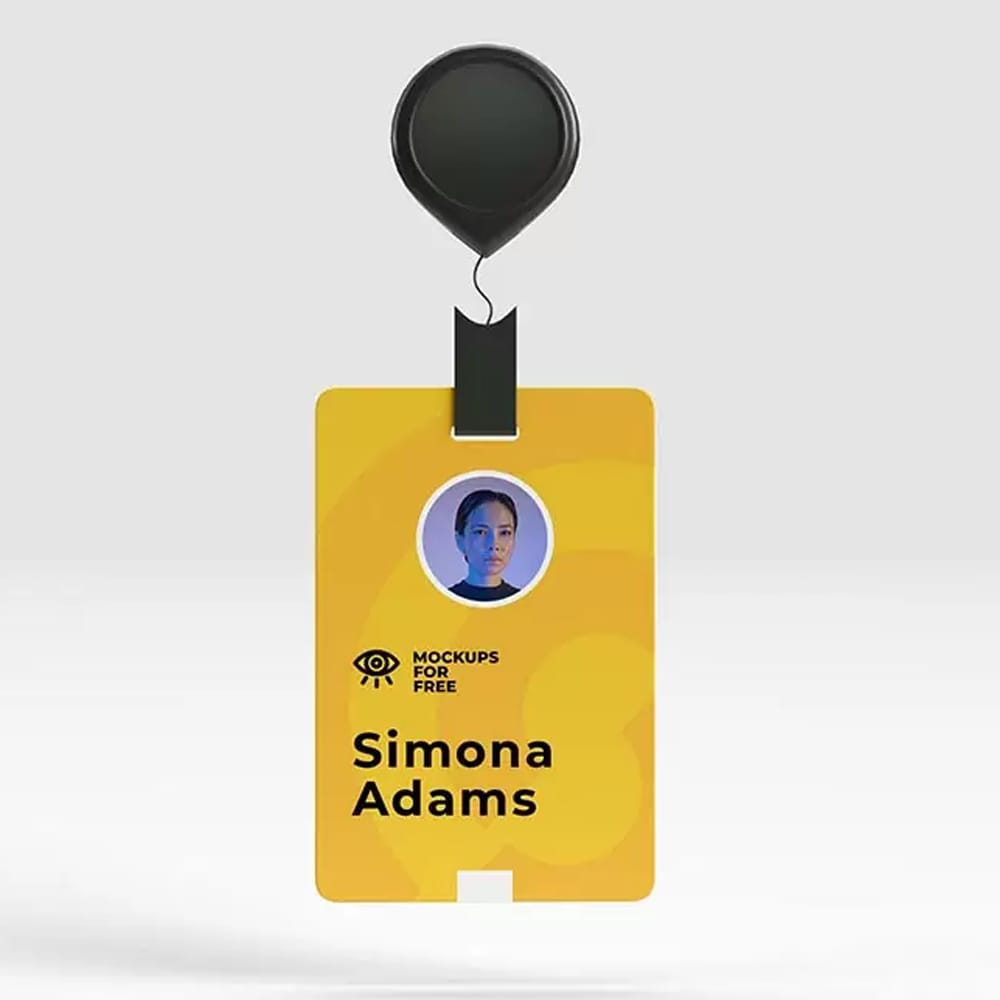 Worker / Employee Badge Mockup