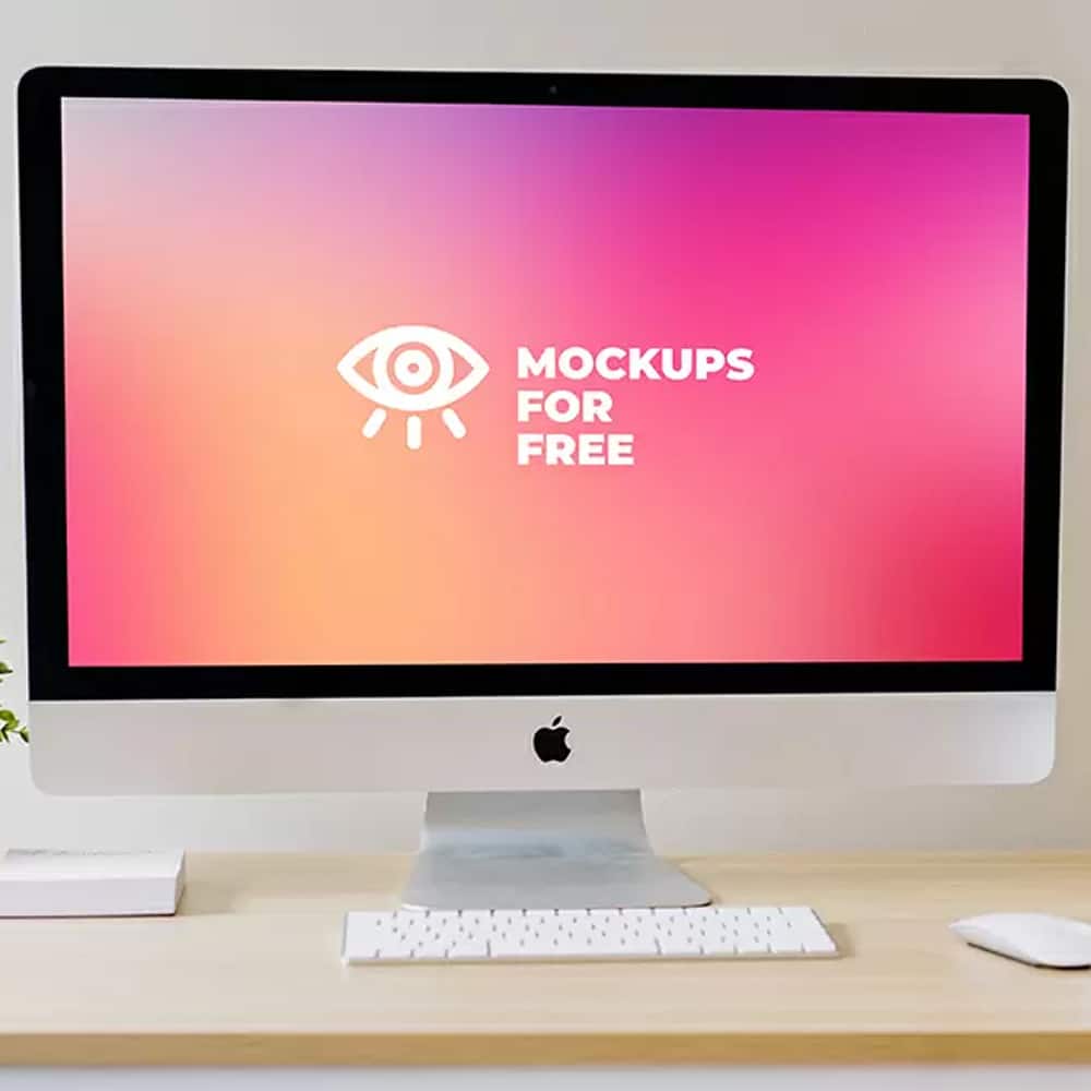 iMac Photo-Based Mockup