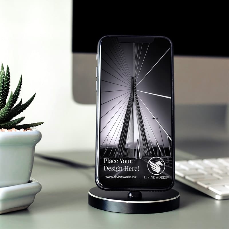 iPhone 11 Pro In Docked Mockup