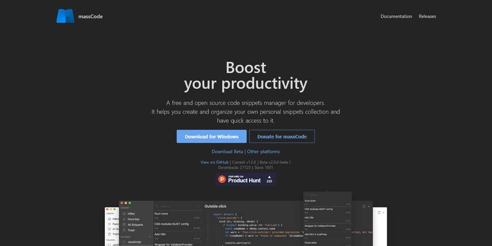 These are the Best Code Snippet Managers 9 massCode