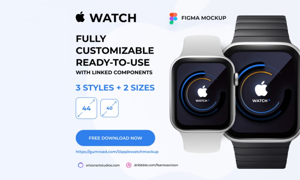Apple Watch Figma Mockup