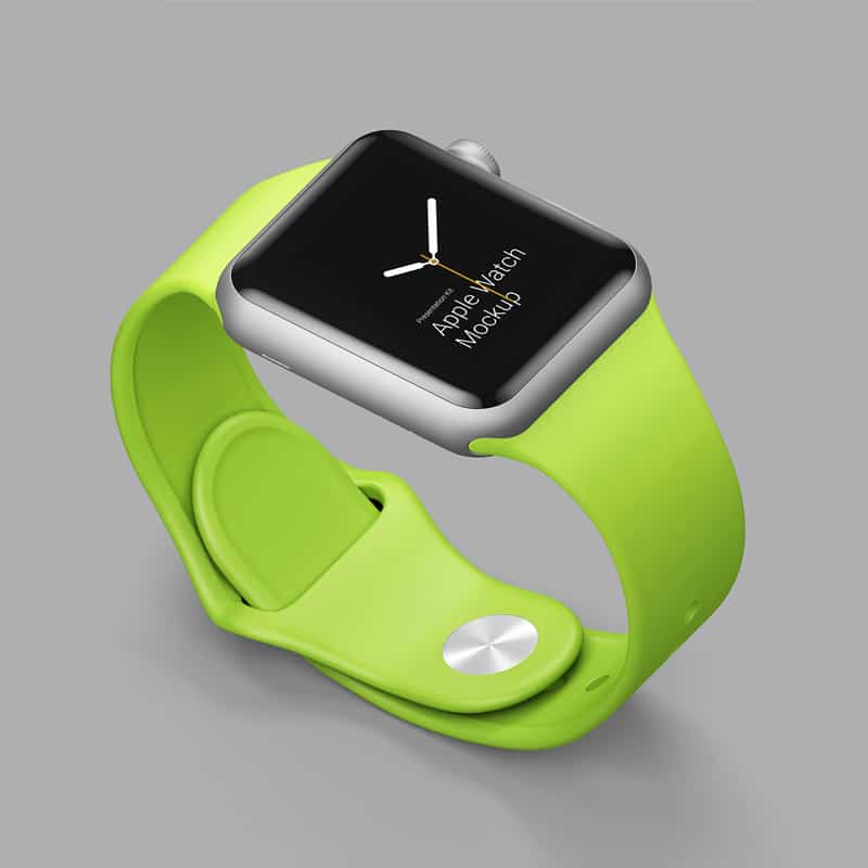 Apple Watch Mockups in Different Materials