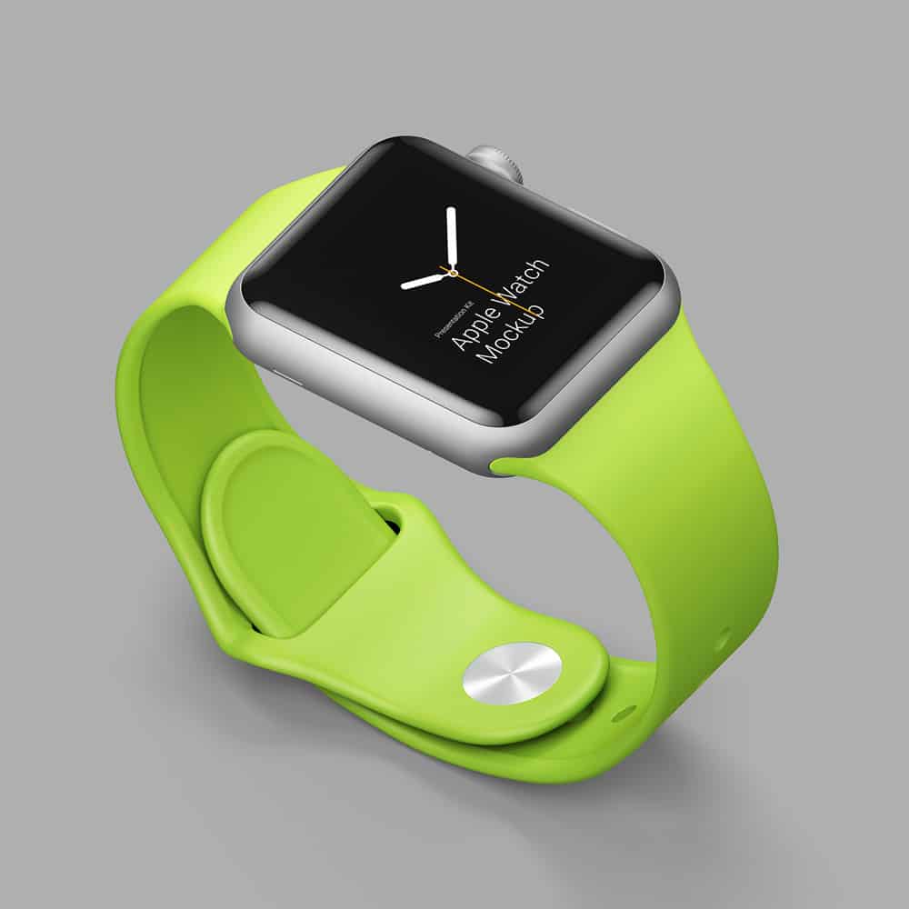 Apple Watch Mockups in Different Materials