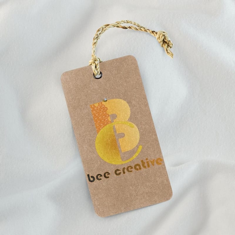 Clothes Flat Tag Logo Mockups