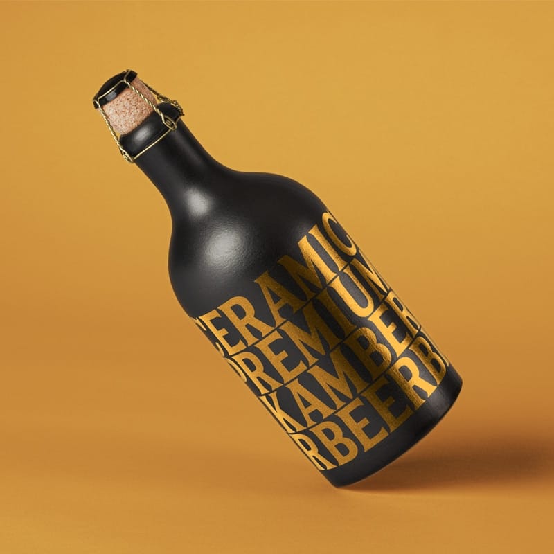 Dark PSD Bottle Mockup