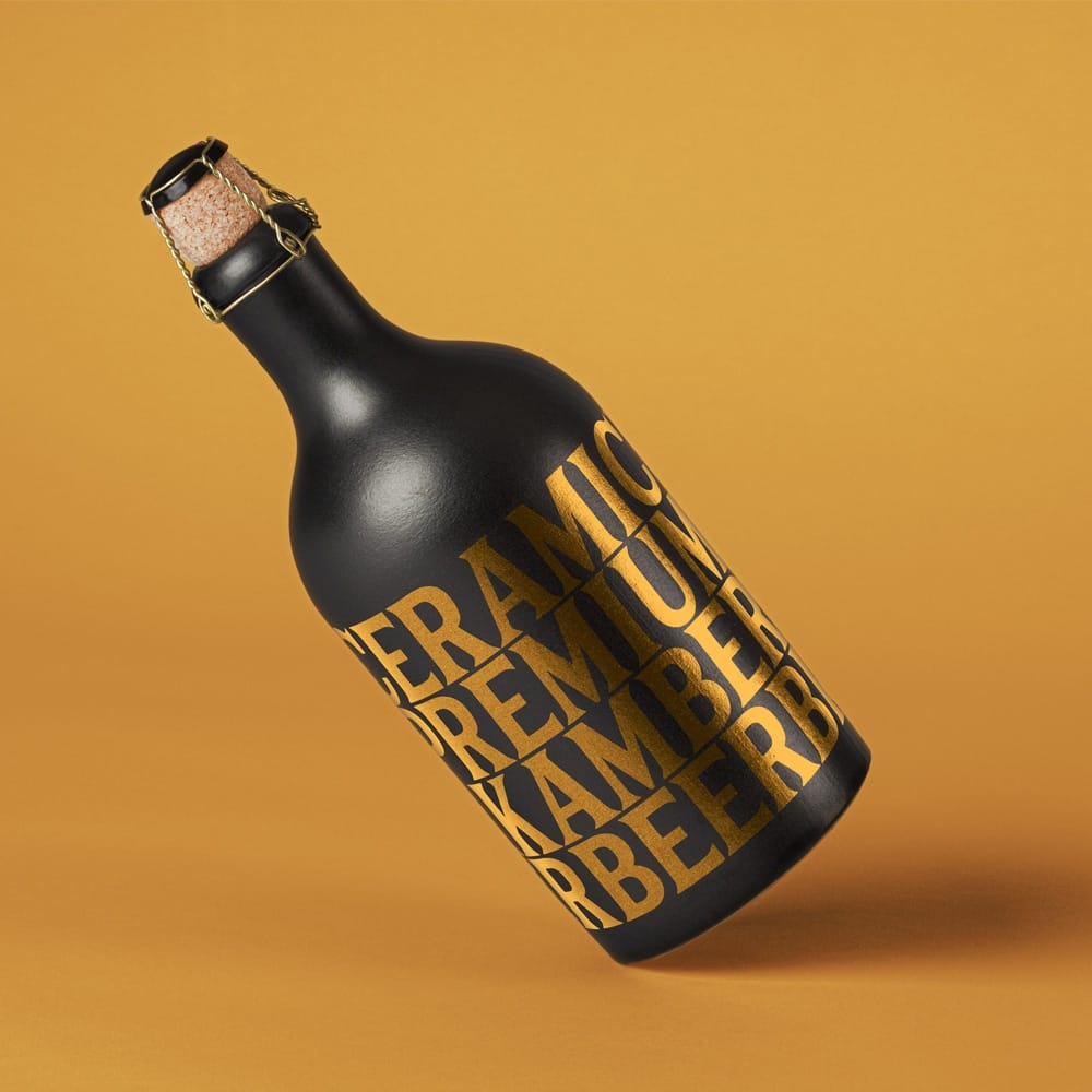 Dark PSD Bottle Mockup