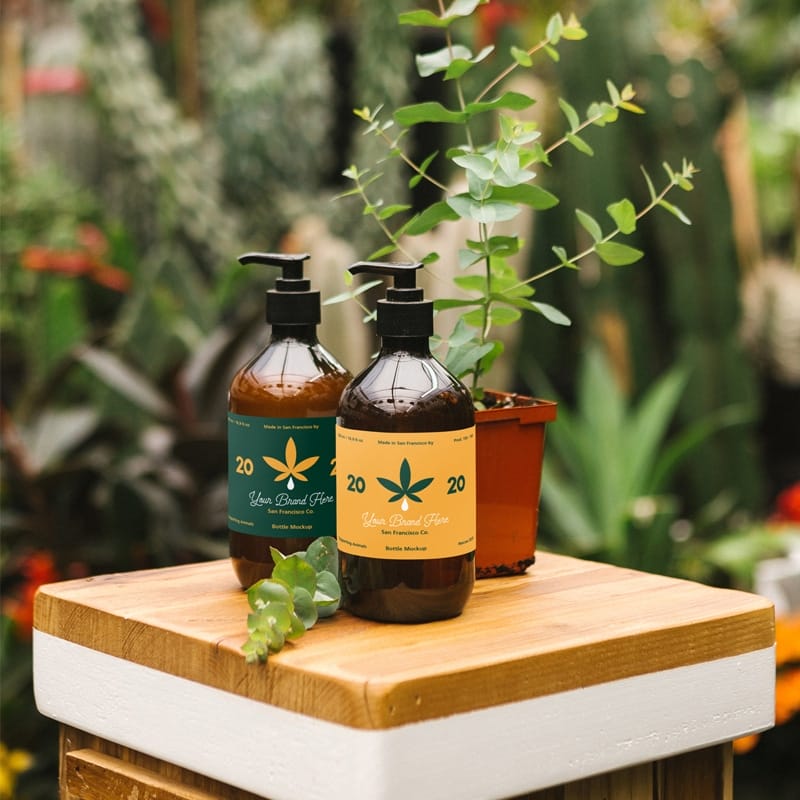 Dispenser Bottle PSD Mockup