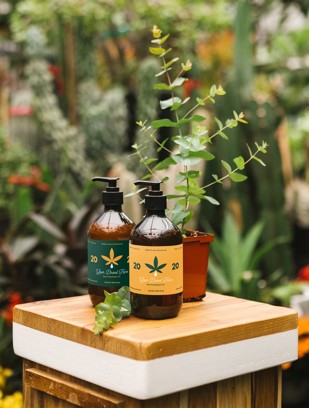 Dispenser Bottle PSD Mockup