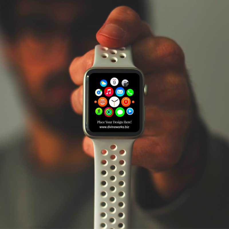Free Apple Watch Mockup PSD