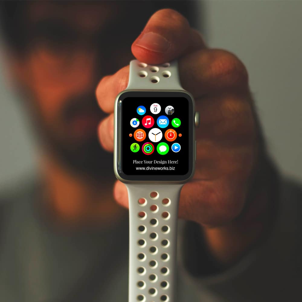 Free Apple Watch Mockup PSD
