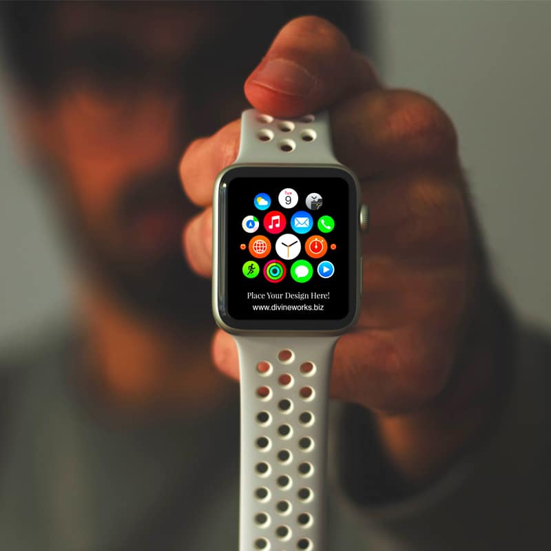 Free Apple Watch Mockup PSD