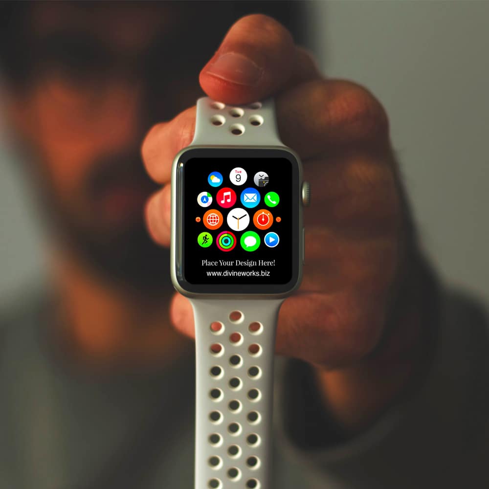 Free Apple Watch Mockup PSD
