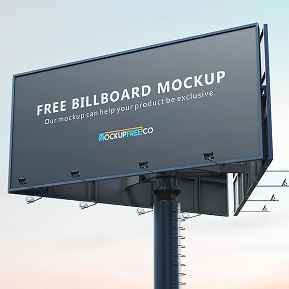 Free BILLBOARD Mockup PSD