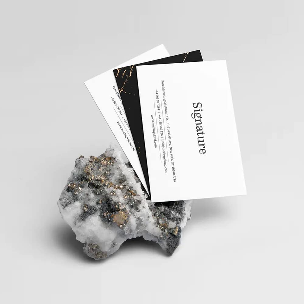 Free Business Card Mockup