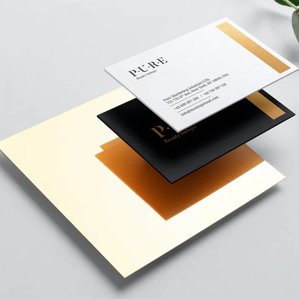 Free Business Card Mockup
