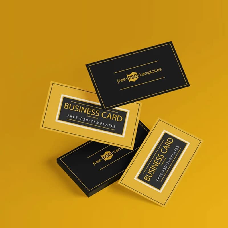 Free Business Card Mockups In PSD » CSS Author