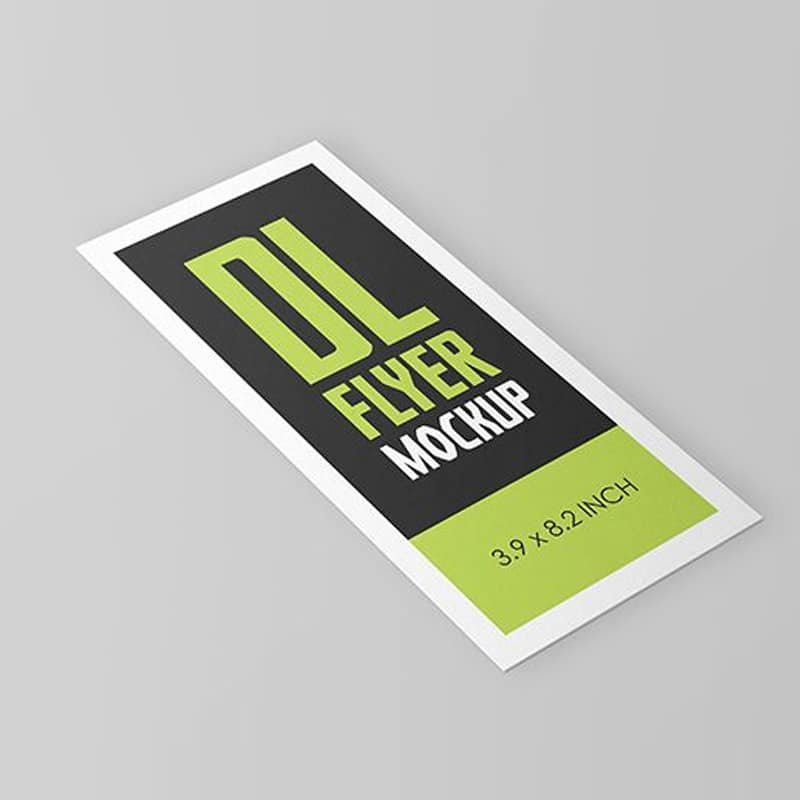 Free DL Flyer Mockup
