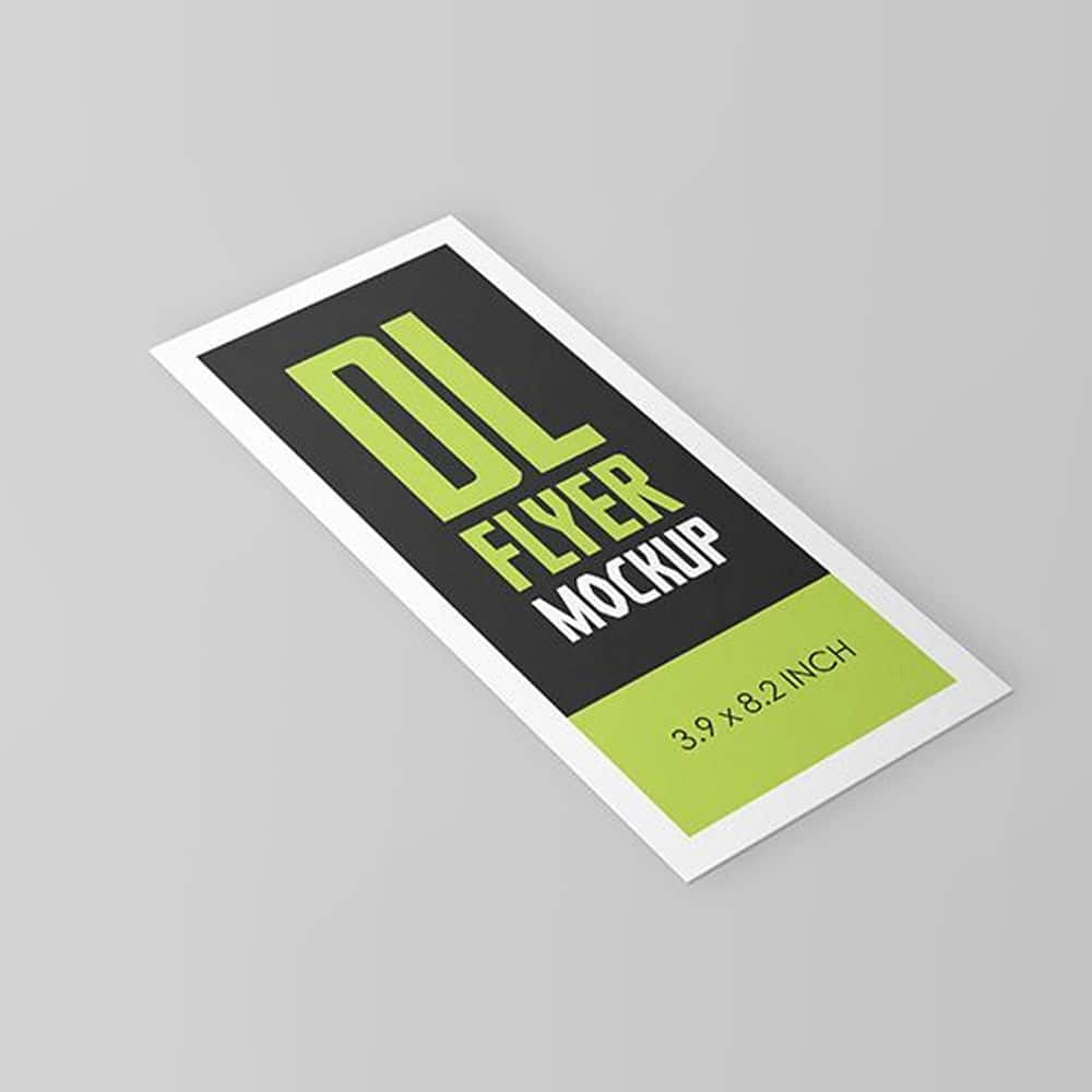 Free DL Flyer Mockup
