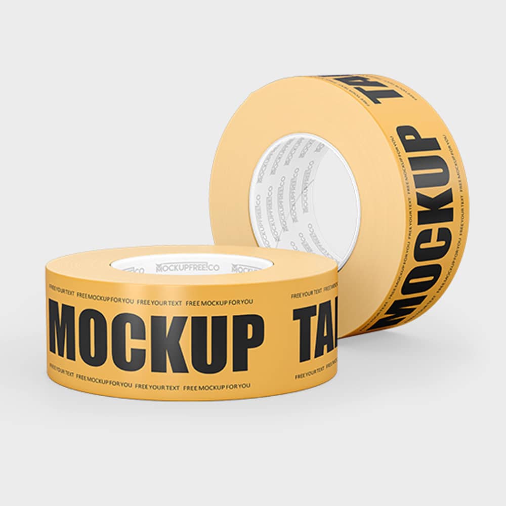 Free Duct Tape Mockup in PSD