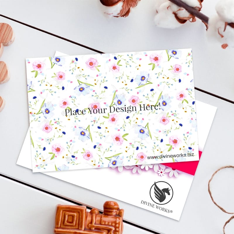 Free Greeting Cards Mockup PSD