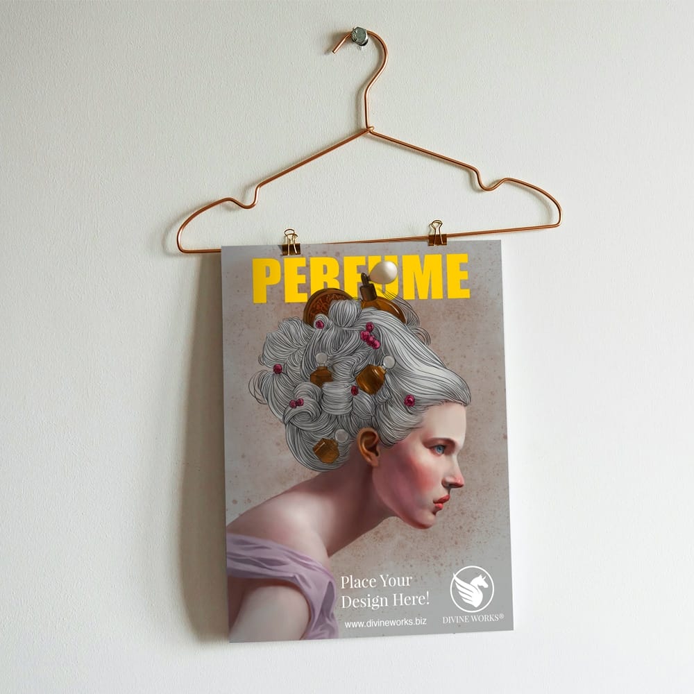 Free Hanging Poster Mockup PSD