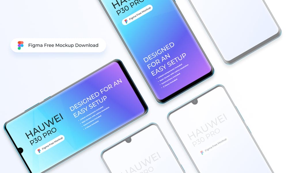 Free Huawei P30 Pro Mockup