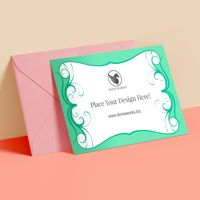 Free Invitation Card Mockup Mockup PSD