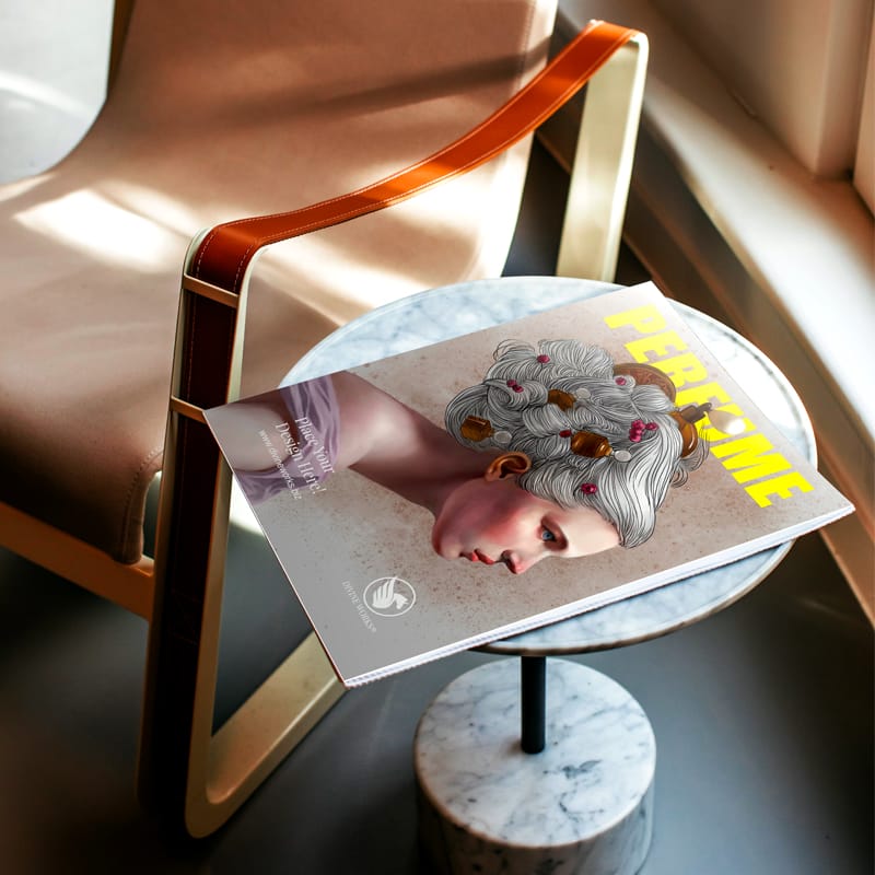 Free Magazine Cover Mockup PSD