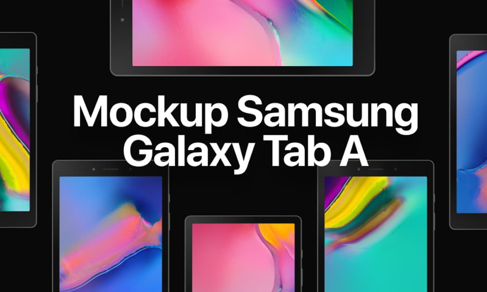 Free Mockup Samsung Galaxy Tab A
